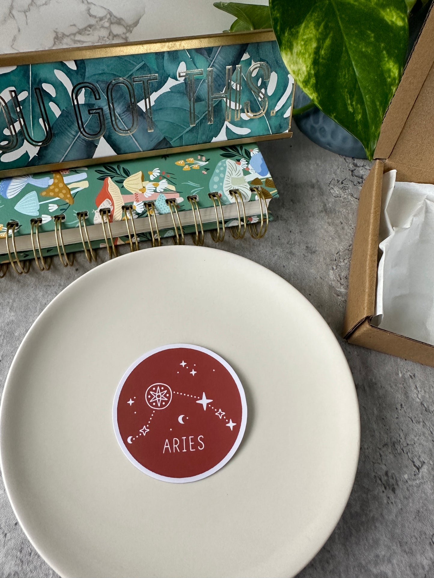 Aries Horoscope Sticker
