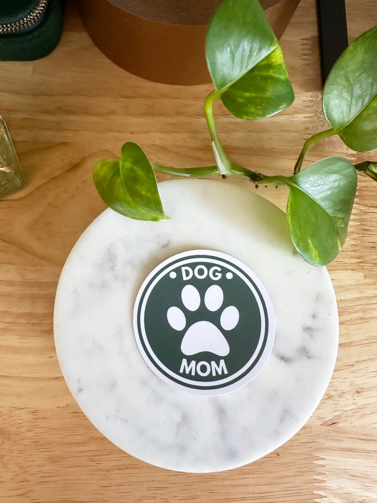 Matte Dog Mom Sticker