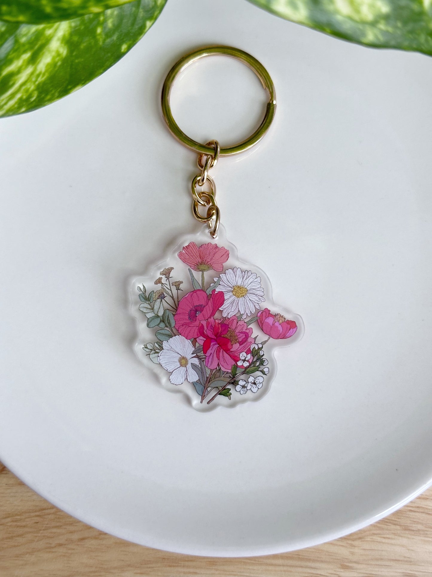 Floral Keychain