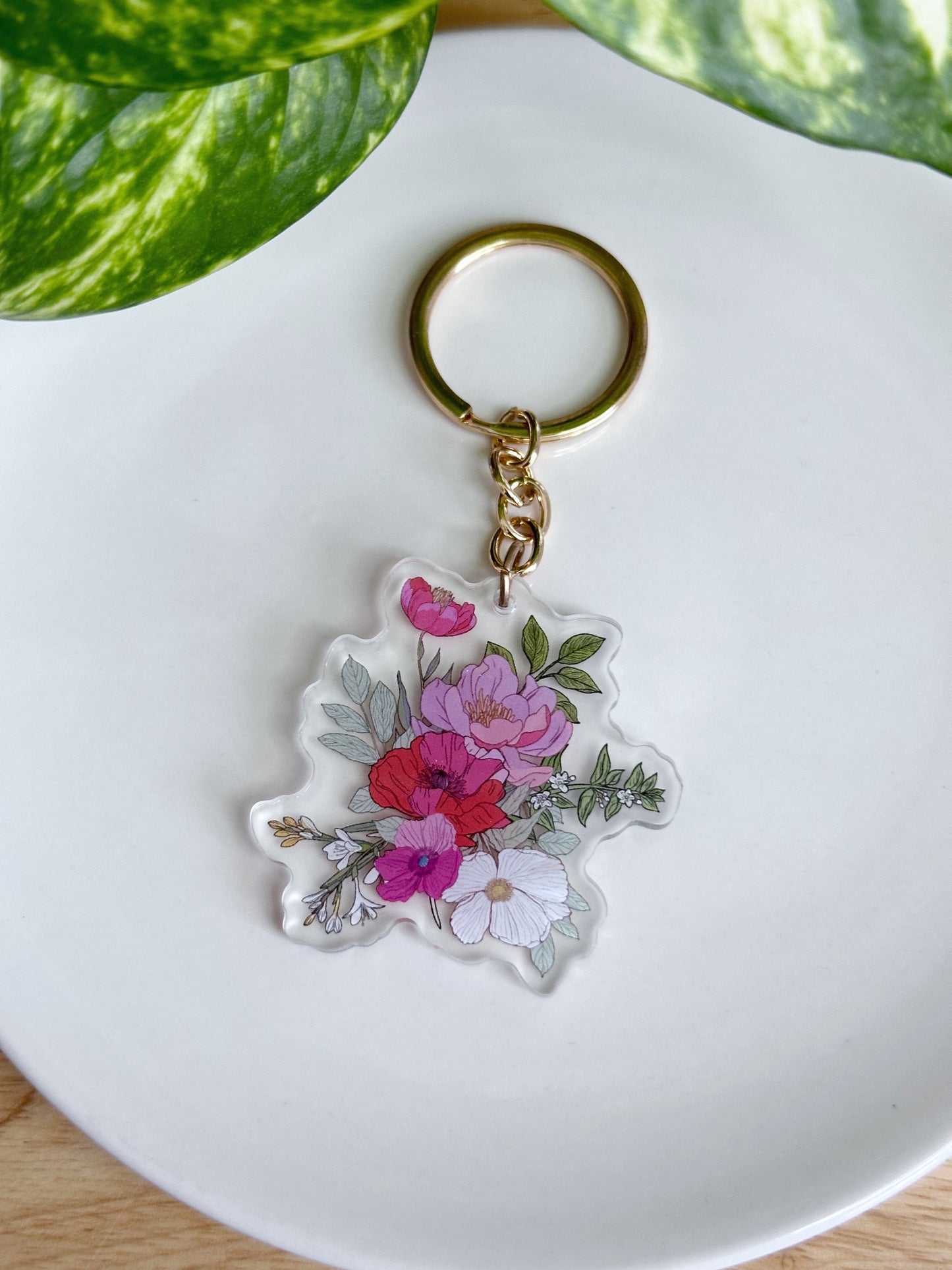 Floral Keychain