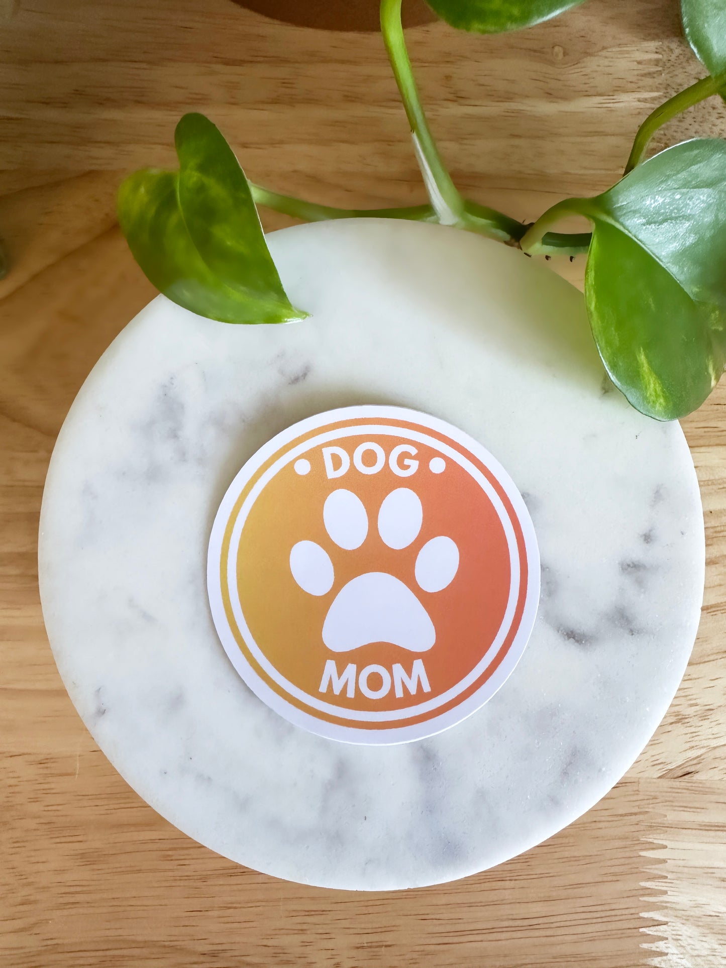 Matte Dog Mom Sticker