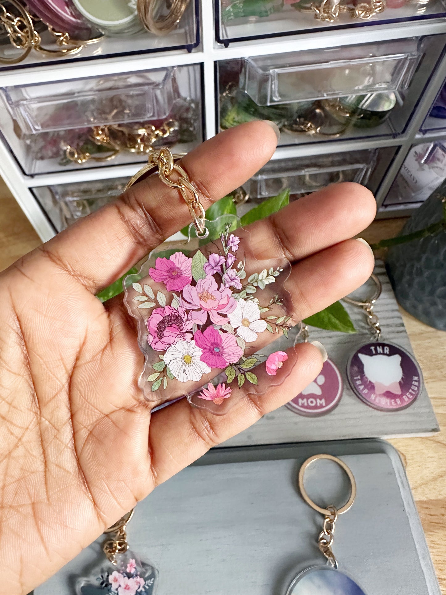Floral Keychain