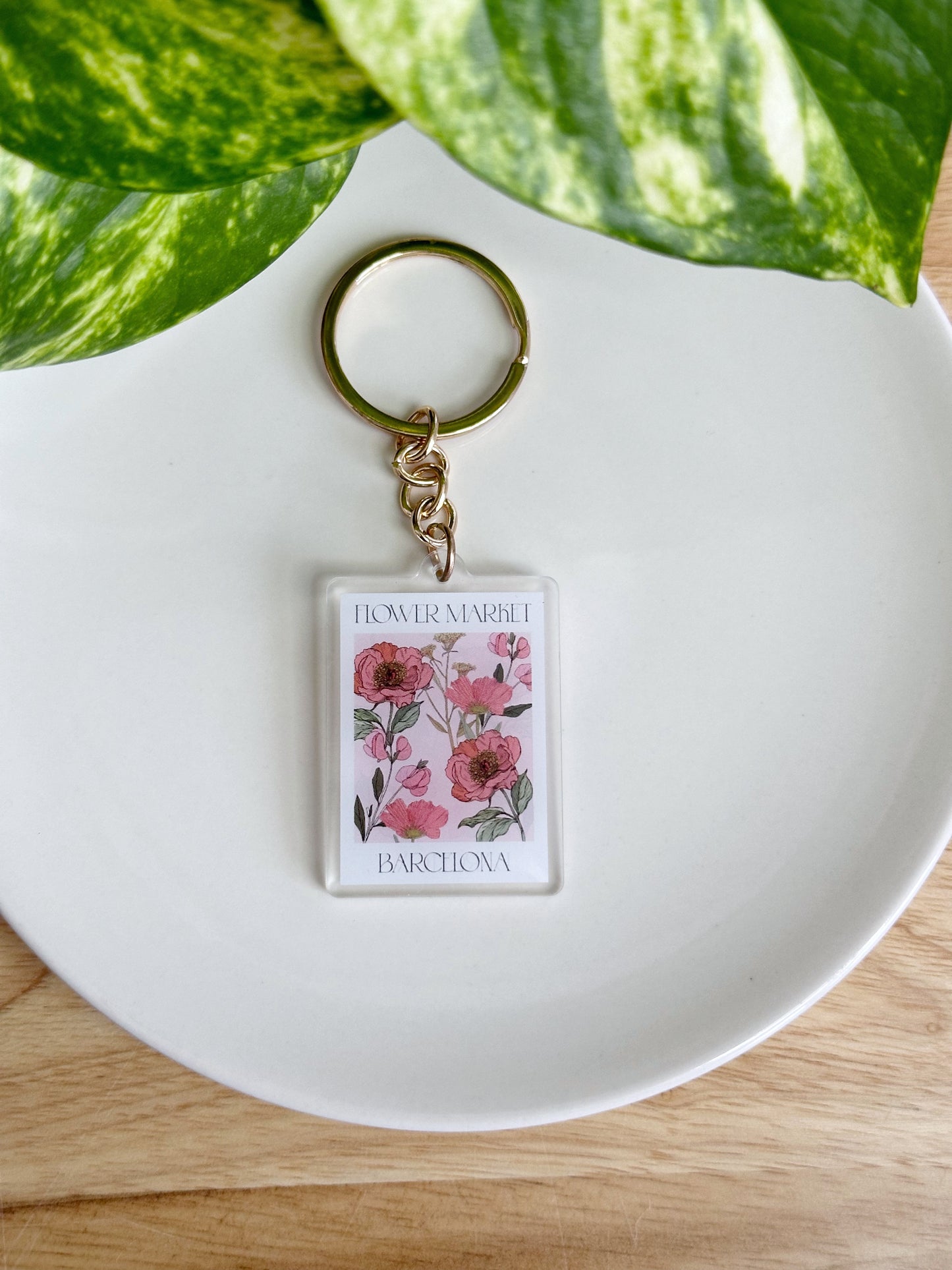Floral Keychain