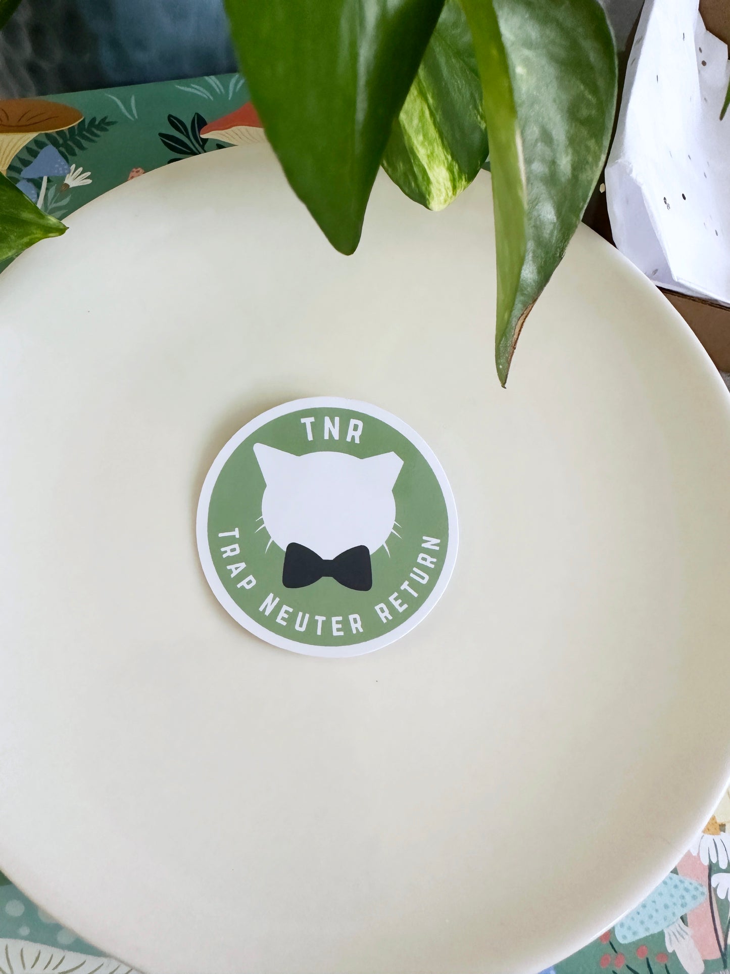 Matte TNR Sticker