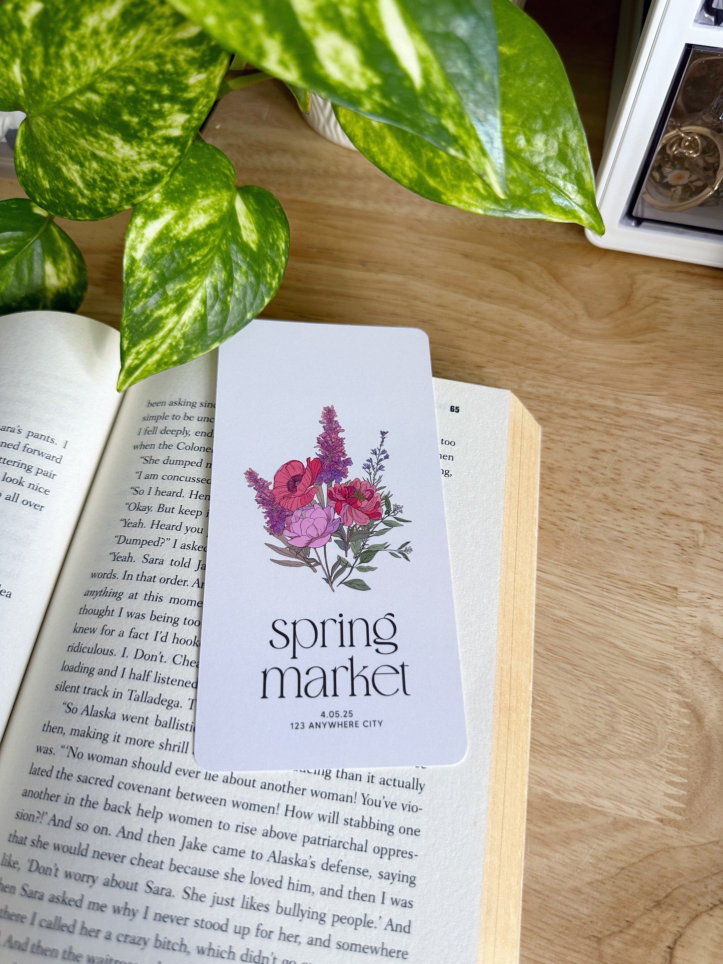 Floral Bookmark