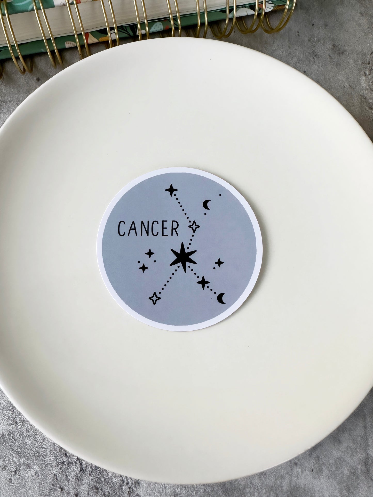 Cancer Horoscope Sticker