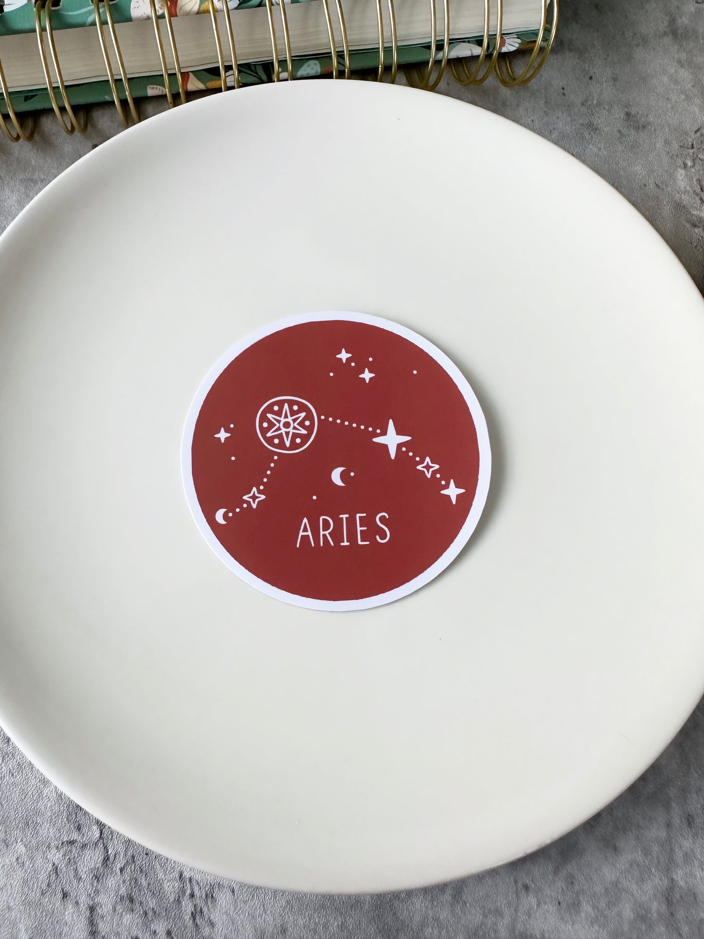 Aries Horoscope Sticker
