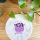 Matte Floral Cat Sticker