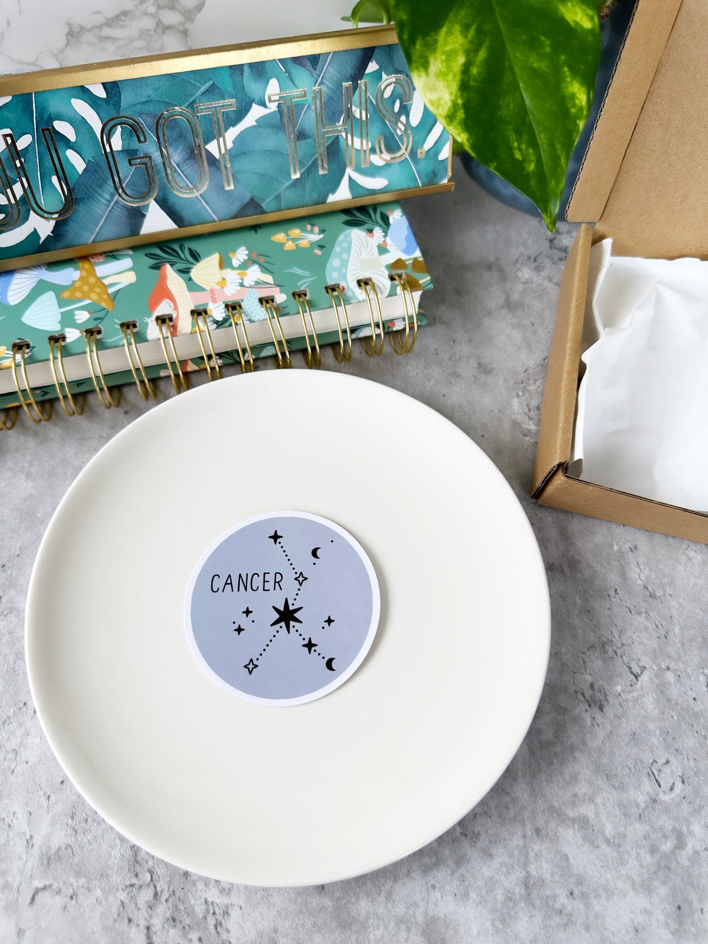 Cancer Horoscope Sticker