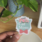 Glossy Cat Mom Sticker