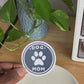Glossy Dog Mom Sticker