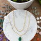 Gold Filled Gemstone Necklace