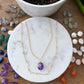 Gold Filled Gemstone Necklace